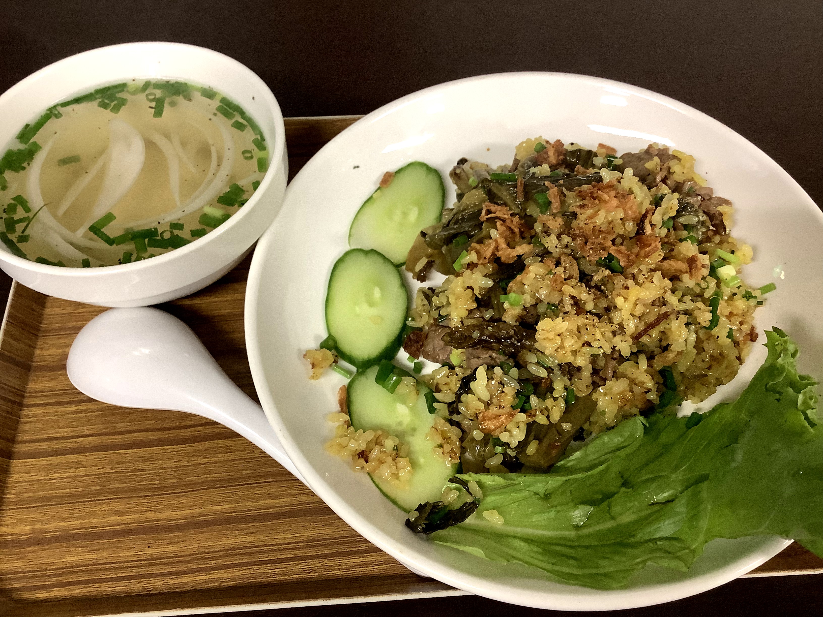 牛肉と高菜漬けチャーハン