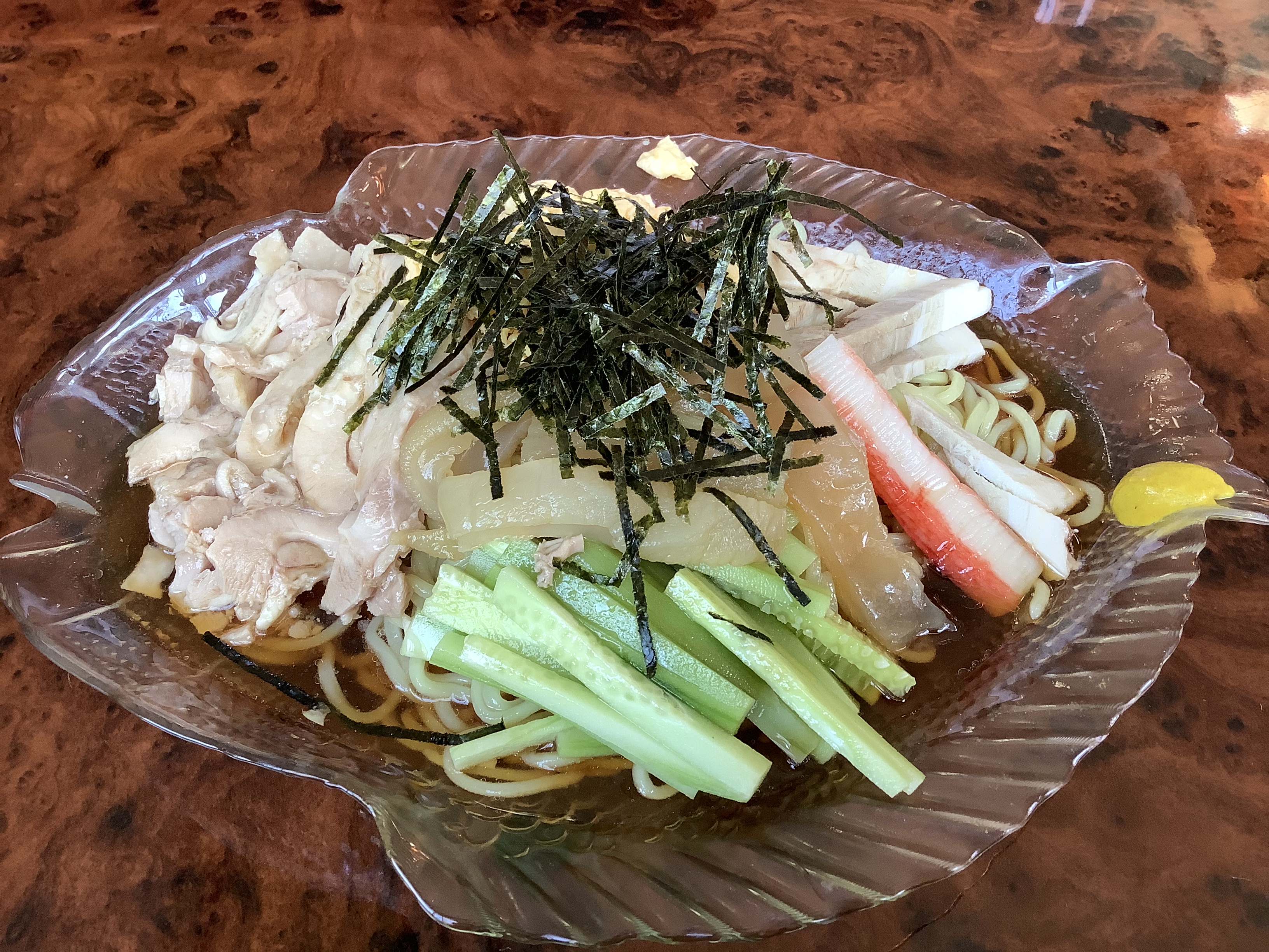 Hiyashi Chyuka (cold ramen)