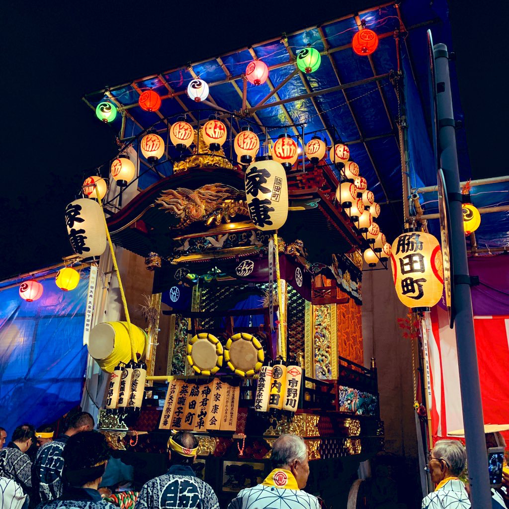 脇田町の山車「家康」