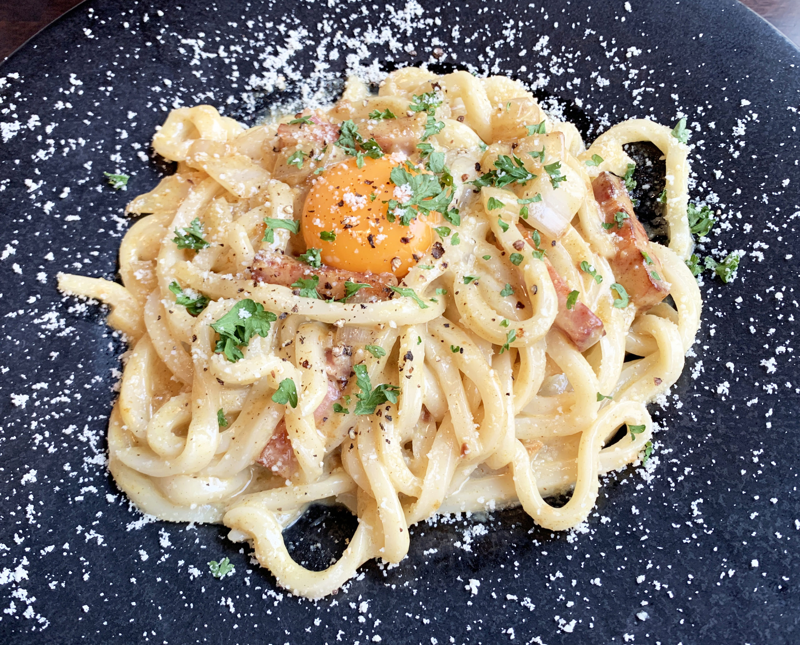 和風だしのカレーうどん