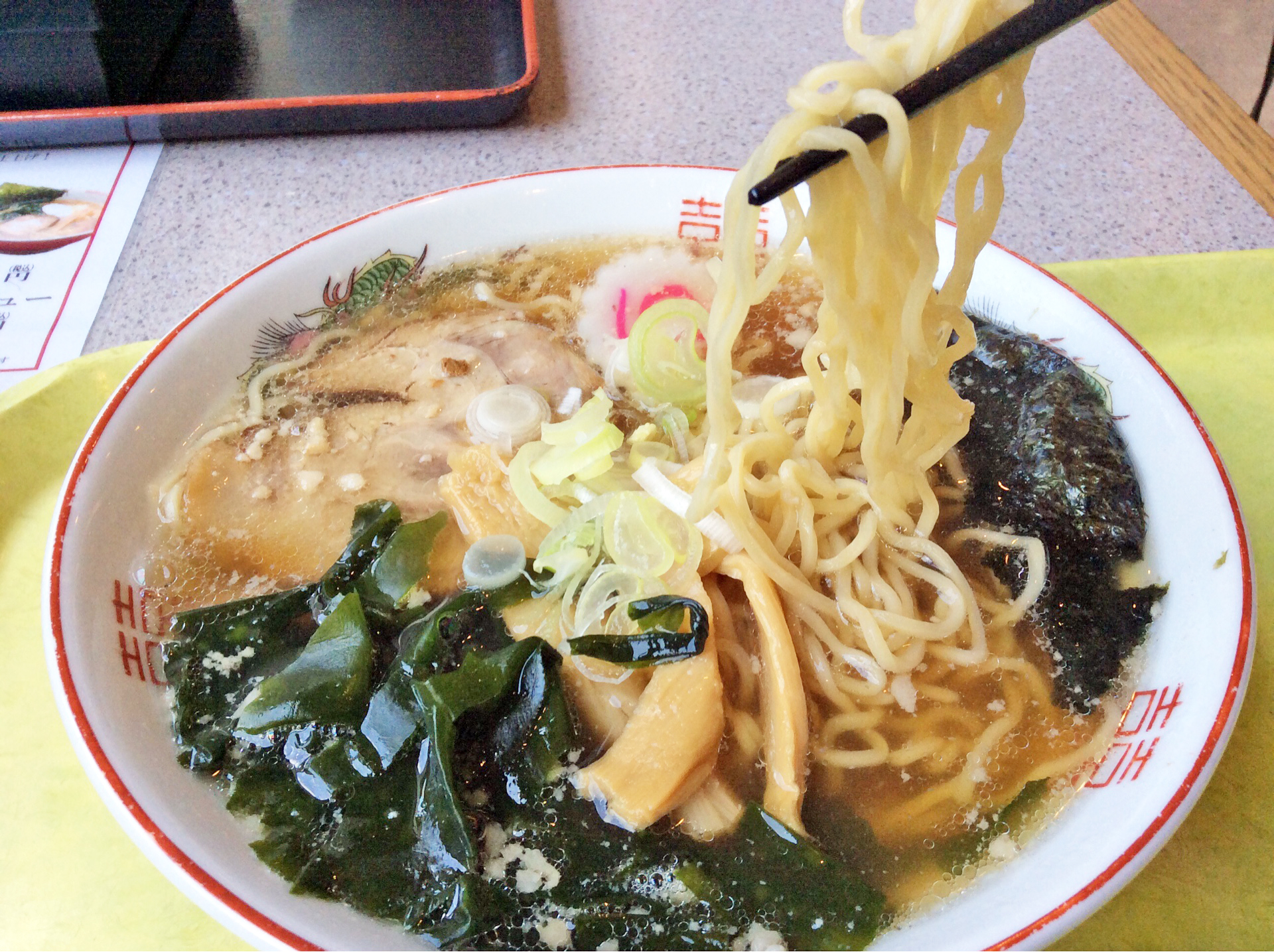 小江戸川越ラーメン醤油　川越市役所の地下食堂