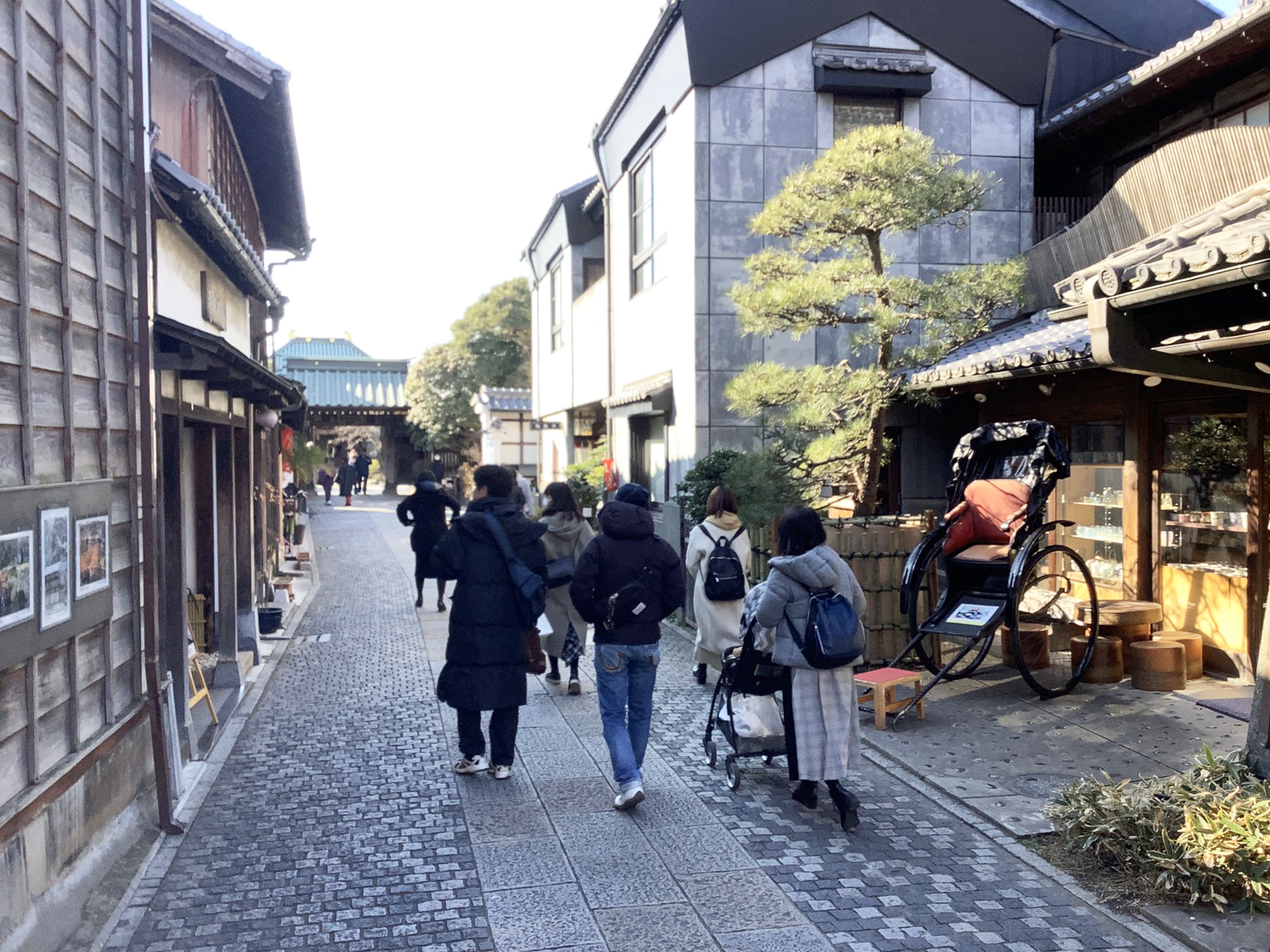 蔵造の町並みから少し入る