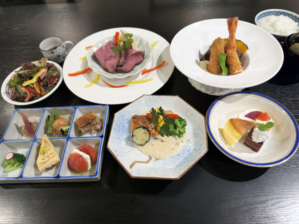 団体夕食-洋食