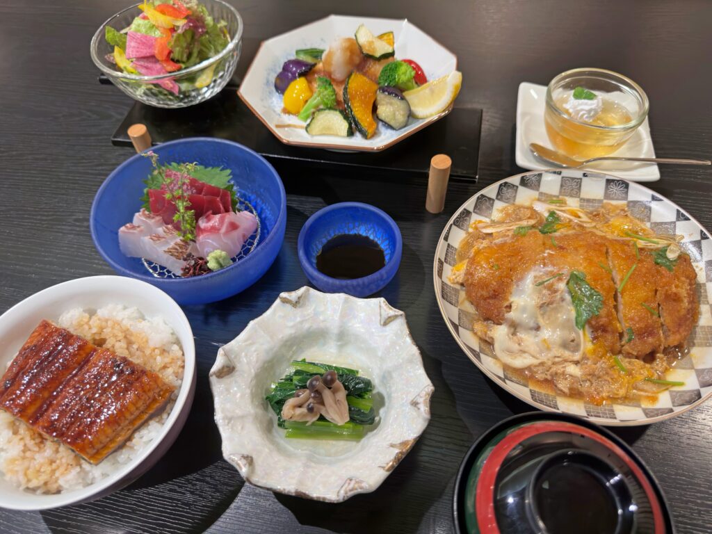 団体夕食　和食メニュー