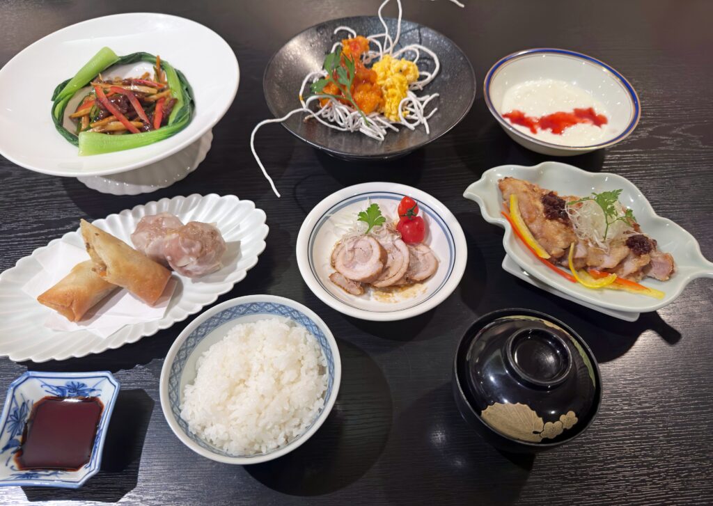 団体夕食　中華メニュー