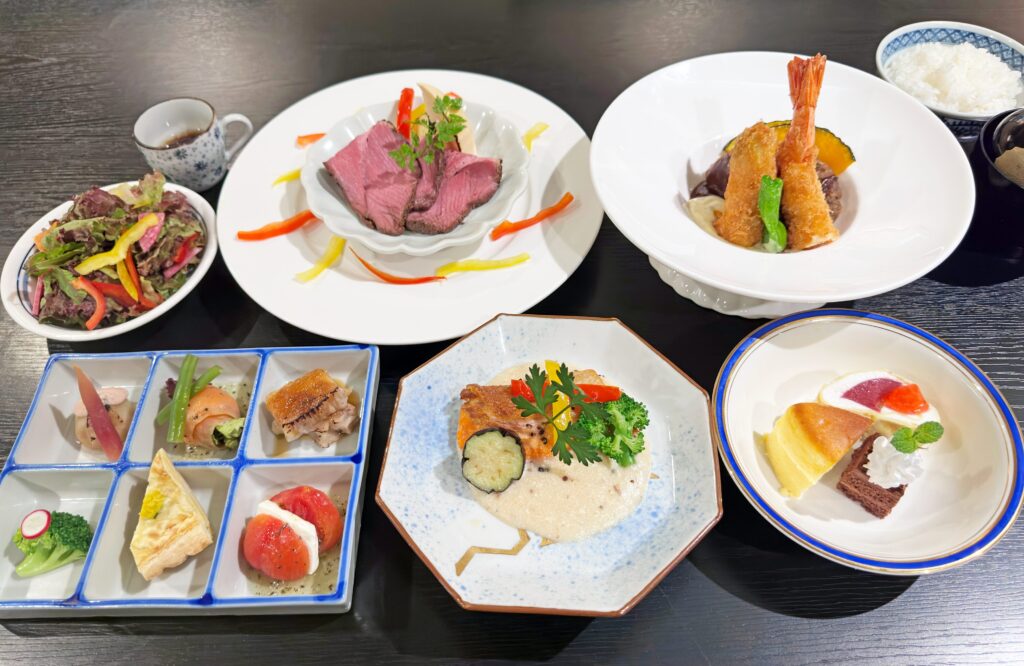 団体夕食　洋食メニュー