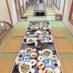 団体夕食 和洋折衷 掘りごたつ席